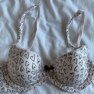Heart pattern Victoria’s Secret bra